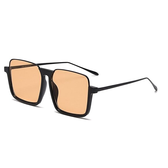 Brown Large Frame Sunglasses Square Anti-Ultraviolet Sunglasses main image 3